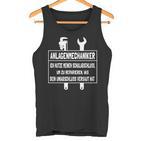 Anlagenmechaniker Heizungsbauer Plumber Slogan  Tank Top