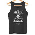 Anti-Grünen Leb Dein Leben So Party Co2 Middle Finger Tank Top