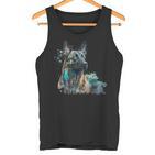 Aquarell Splash Dutchie Hollandse Herder Dutch Shepherd Tank Top