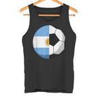 Argentinien Flagge Fußball Kinder Fußball Papa Sport Tank Top