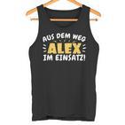 Aus Dem Weg Alex Im Einsatz Name Alex Tank Top