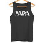 Bass Papa Retrointage Lustig Papa Bass Tank Top