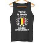 Belgien Flagge Darts Spieler Trikot Dart Tank Top