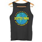 Bester Papa Auf Der Ganzen Welt I Papaatertag Tank Top