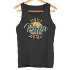 With Bester Papa Der Welt Retrointage Father  Tank Top