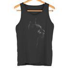 Cat Portrait Cat Head Tank Top