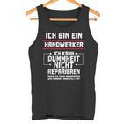 Craftsman Personalised Slogan Tank Top