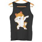 Dabbing Akita Inu Tank Top