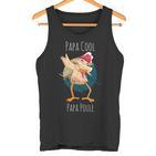 Dabbing Papa Henne Papa Coolatertag Tank Top