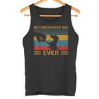 Dachshund Papa Best Dachshund Dad Ever Tank Top