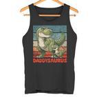 Daddysaurusatertag Bester Daddy T-Rex Papa Tank Top