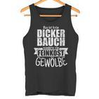 Damen Feinkost Gewölbe Dicker Bauch Spruch Papaater Opa Geschenk Mit-Ausschnitt Tank Top