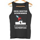 Dein Bester Schwimmer Wünscht Alles Gute Zum Fathertag S Tank Top