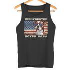 Deutscher Boxer Weltbester Boxer Papa Boxer Hundepapa Tank Top