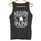 Die Besten Soldiers Werden Papa Military German Armed Forces  Tank Top