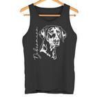 Dobermann Portrait Dog Portrait Dobie Dog Tank Top