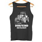 Dorfkind Traktor Landwirt & Bauern Trecker Geschenk Tank Top