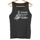 With Dove City Doves Achtung Dieser Person Talk With Doves Tank Top