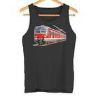 Driftzug Bahn Railenverkehr Travel Train Railway Tank Top