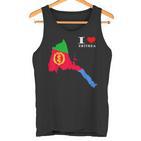 Eritrean Map Flag Tank Top