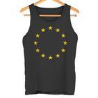 Europa Europäische Union Eu-Flagge Auf Tank Top