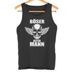 Evil Old Man Skull Dad Tank Top