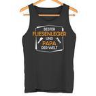 Fliesenleger Geschenk Idee Fliesenater Papa Beruf Tank Top