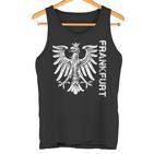 Frankfurt With Eagle In Retro Style Tank Top