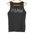 Meau Cat Owner Cat Holder  Tank Top