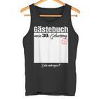 Gästebuch 30 Geburtstag – Bitte Eintragen Tank Top