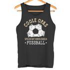 Grandpa Und Enkel Spielen Football Tank Top