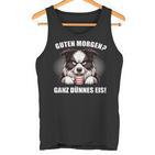 Guten Morgen Ganz Dünne Eis Border Collie Dog Tank Top