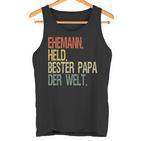 Held Beste Papa Der Welt Help Tank Top