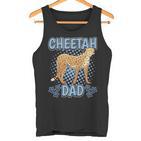 Herren Cheetah Dad Papaatertag Gepard Tank Top