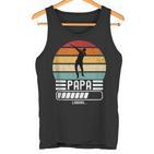 Herren Lustig Papa Loading Bald Papaater Ich Werde Papa Tank Top