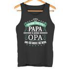 Herren Opa Atertag Papa Spruch Grossvater Geburtstag Tank Top