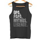 Herren Opa Und Papa Großvateratertag Tank Top