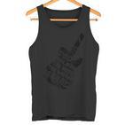 Herren Papa Der Mann Der Mythos Die Gitarrenlegendeatertag Tank Top