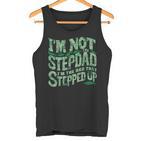 Herren Stepdad Stiefvater Papa Inspirierendes Zitatater Tochter Tank Top