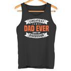 Herrenater Bester Papa Ever Ende Der Diskussion Papa Tank Top