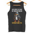 Heute Möchte Ich Etwas Mit Menschen Machen Penguin Tank Top