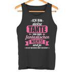 Ich Bin Stolze Tanteon Einer Fantastischen Niece Tanten German Tank Top