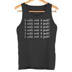 Ich Werde Nicht 3 Putt Tank Top