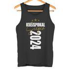 Kreispokal Sieger 2024 Motive Fußball Pokalsieger Outfit Fun Tank Top