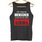 Kurwa Poland Pole Warsaw  Tank Top