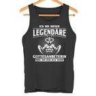 Legendäre Gottesanbeterin Papa Entomologen Tank Top