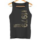 Limited Edition April 1979 Mann Frau 45 Geburtstag Tank Top