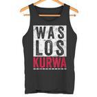 Was Los Kurwa Polska Kurwa Für Stolze Poland Tank Top