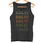 Love Heart Salmi Grungeintage-Stil Schwarz Salmi Tank Top