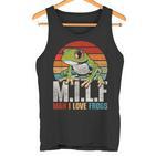 Man I Love Frogs Red Eye Leaf Frog Tank Top